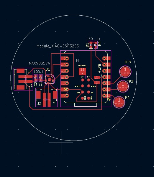 PCB layout top